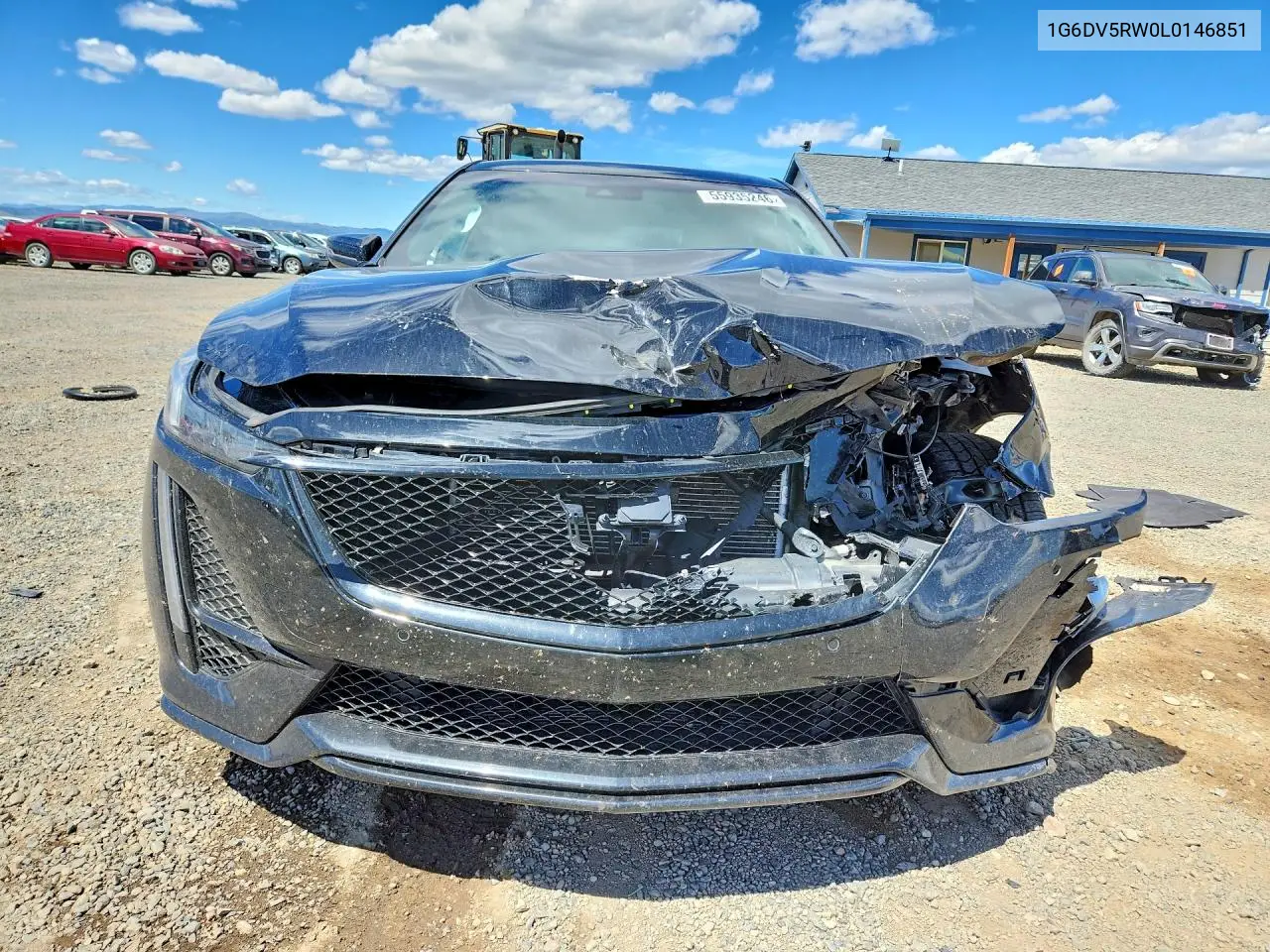 2020 Cadillac Ct5-V VIN: 1G6DV5RW0L0146851 Lot: 55935246