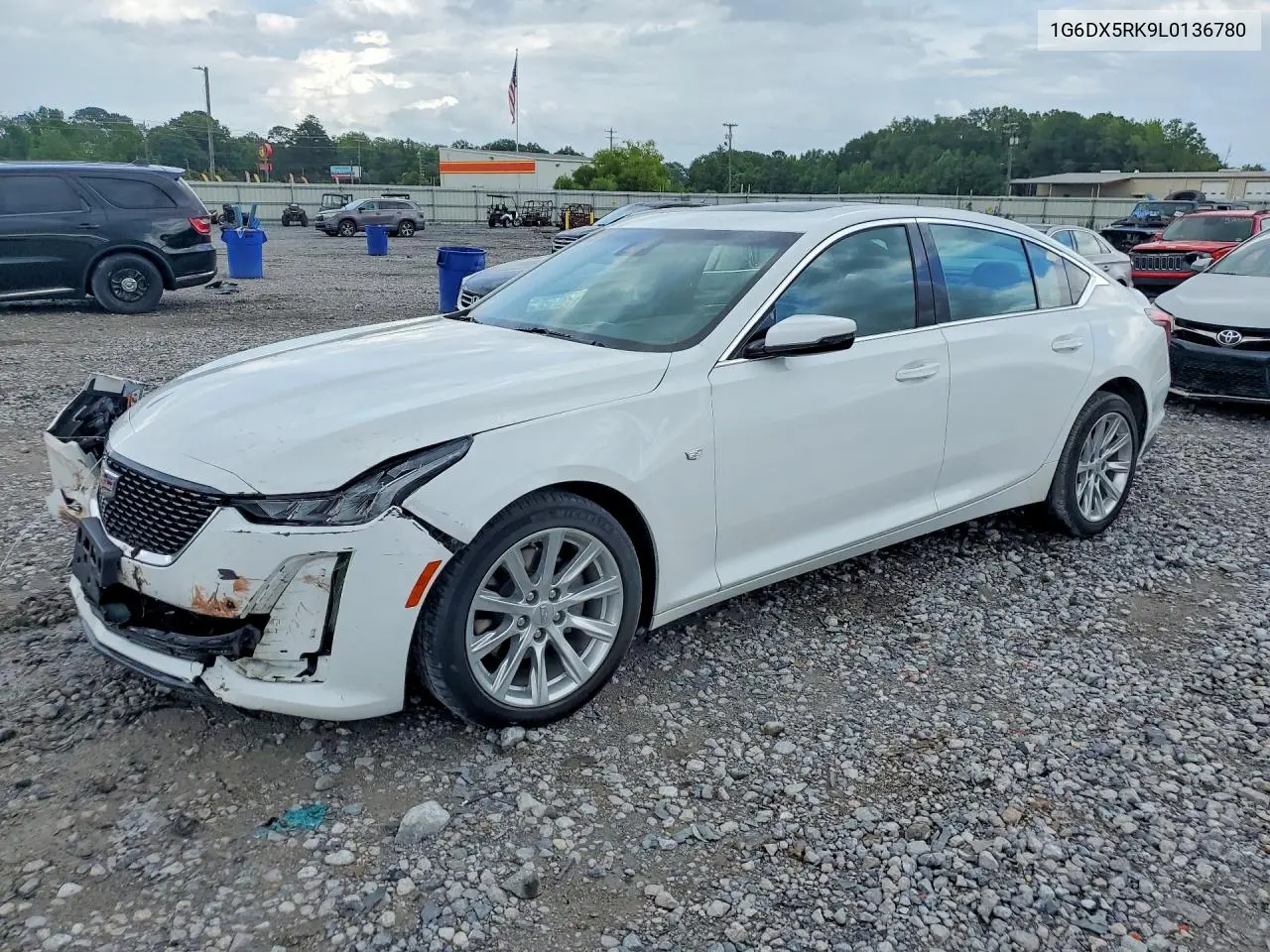 2020 Cadillac Ct5 Luxury VIN: 1G6DX5RK9L0136780 Lot: 57523476