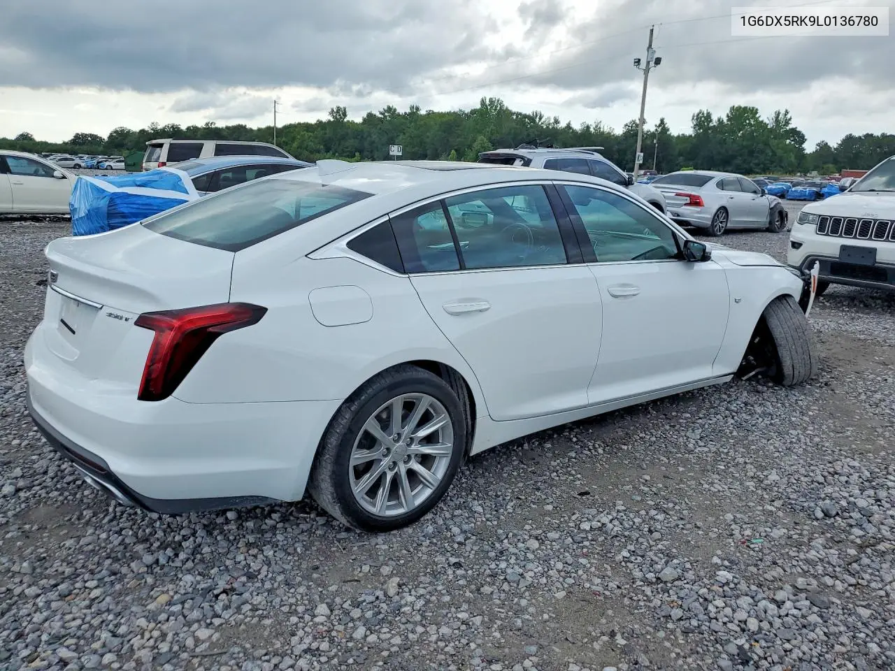 2020 Cadillac Ct5 Luxury VIN: 1G6DX5RK9L0136780 Lot: 57523476