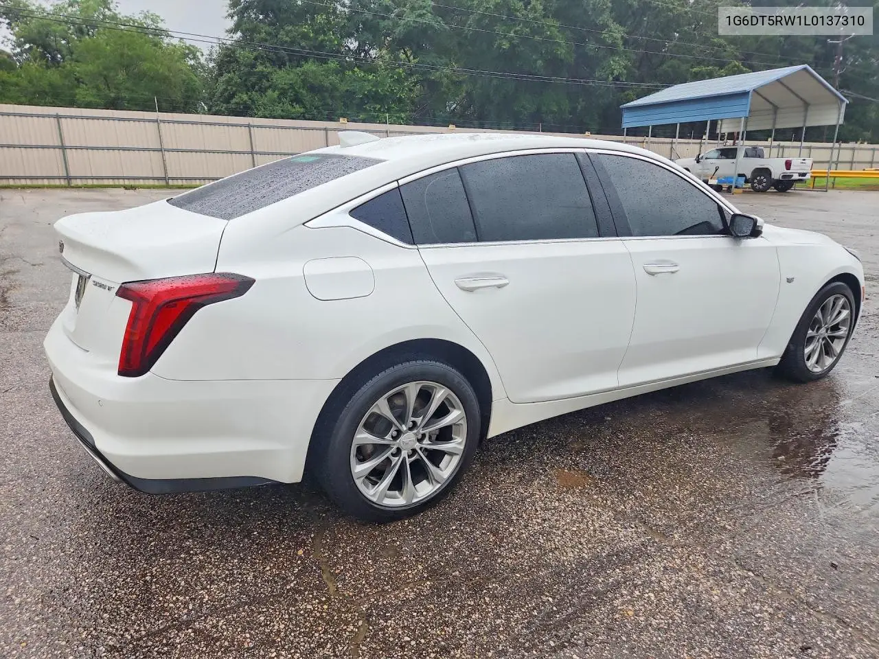 2020 Cadillac Ct5 Premium Luxury VIN: 1G6DT5RW1L0137310 Lot: 57661486