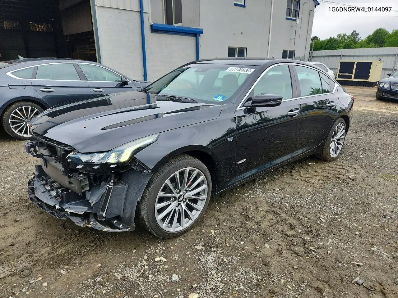 2020 Cadillac Ct5 Premium Luxury VIN: 1G6DN5RW4L0144097 Lot: 57746606
