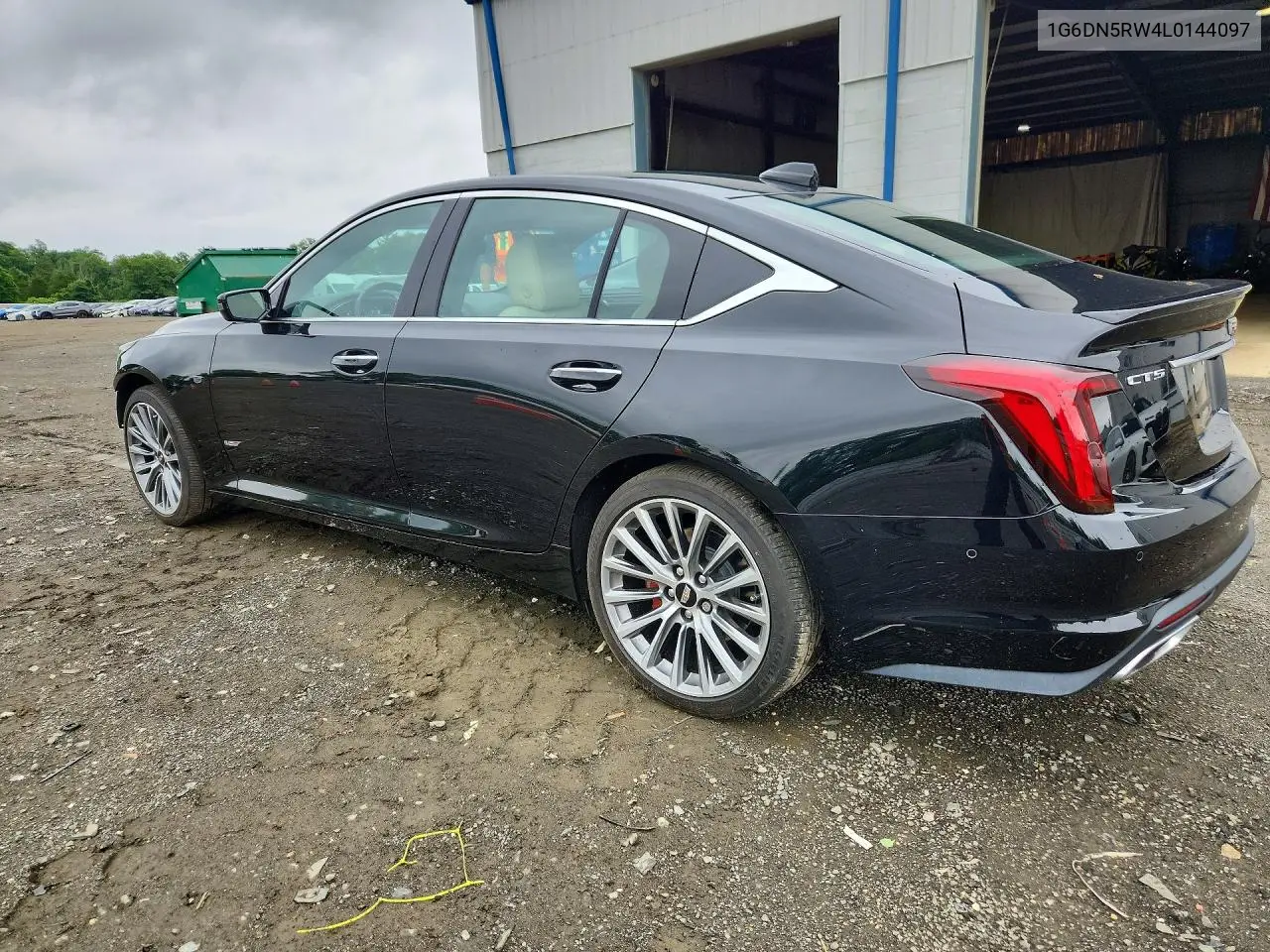 2020 Cadillac Ct5 Premium Luxury VIN: 1G6DN5RW4L0144097 Lot: 57746606