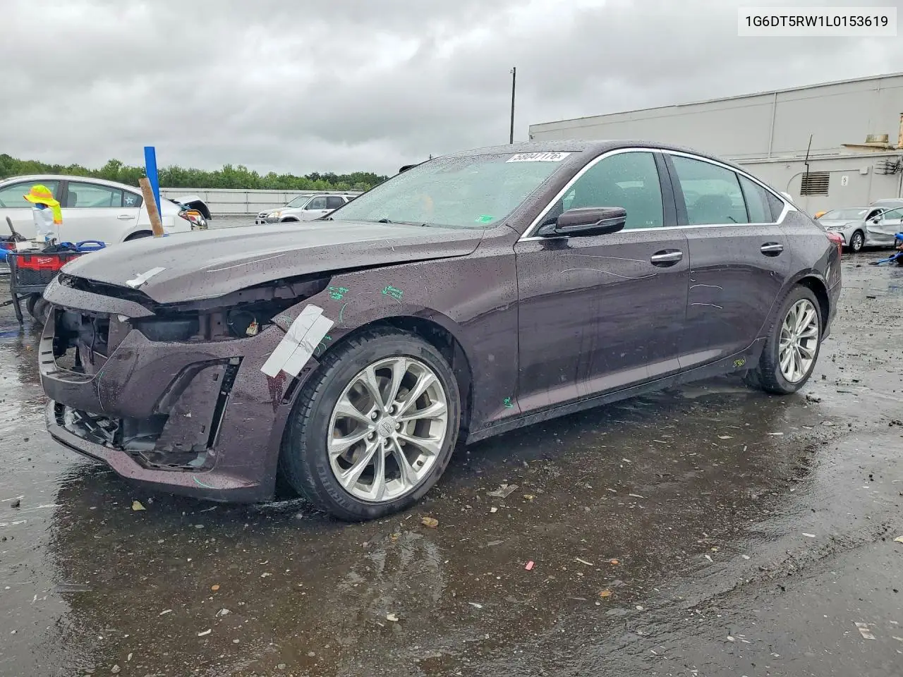 2020 Cadillac Ct5 Premium Luxury VIN: 1G6DT5RW1L0153619 Lot: 58047176
