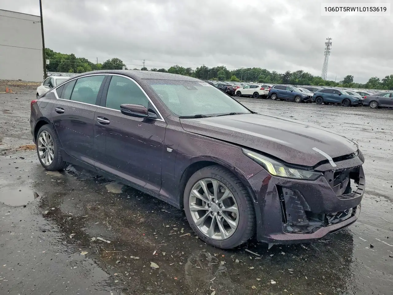 2020 Cadillac Ct5 Premium Luxury VIN: 1G6DT5RW1L0153619 Lot: 58047176