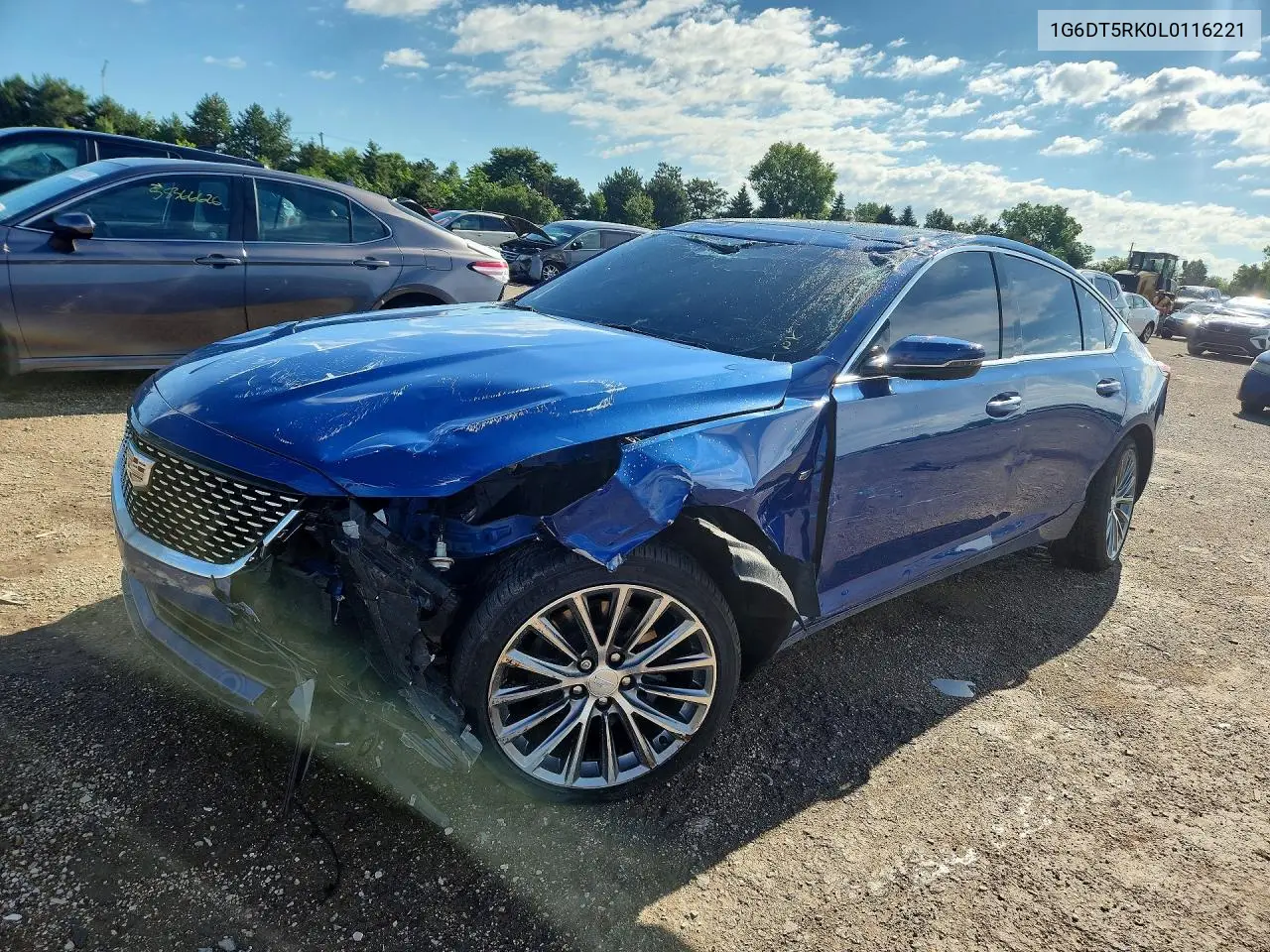 2020 Cadillac Ct5 Premium Luxury VIN: 1G6DT5RK0L0116221 Lot: 58377496