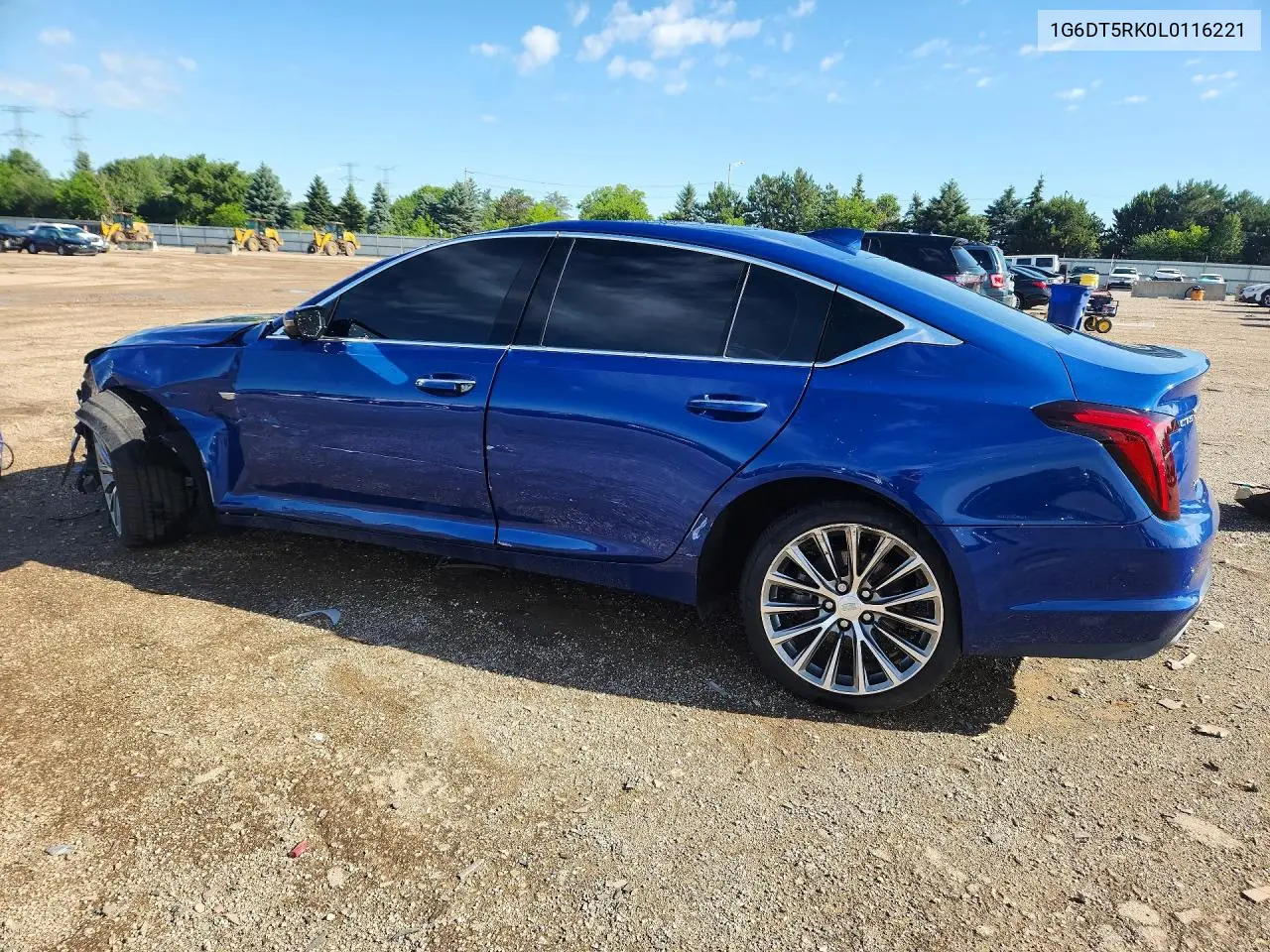 2020 Cadillac Ct5 Premium Luxury VIN: 1G6DT5RK0L0116221 Lot: 58377496