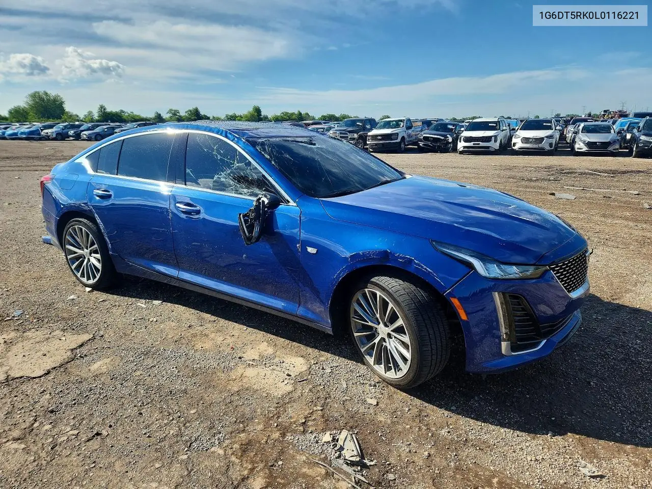 2020 Cadillac Ct5 Premium Luxury VIN: 1G6DT5RK0L0116221 Lot: 58377496