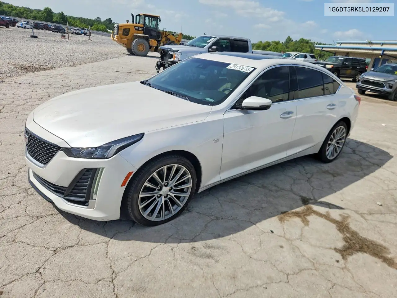 2020 Cadillac Ct5 Premium Luxury VIN: 1G6DT5RK5L0129207 Lot: 59110616