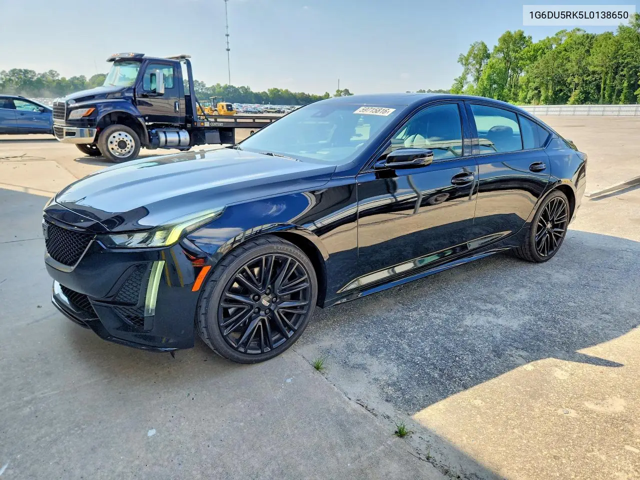 2020 Cadillac Ct5 Sport VIN: 1G6DU5RK5L0138650 Lot: 59715816