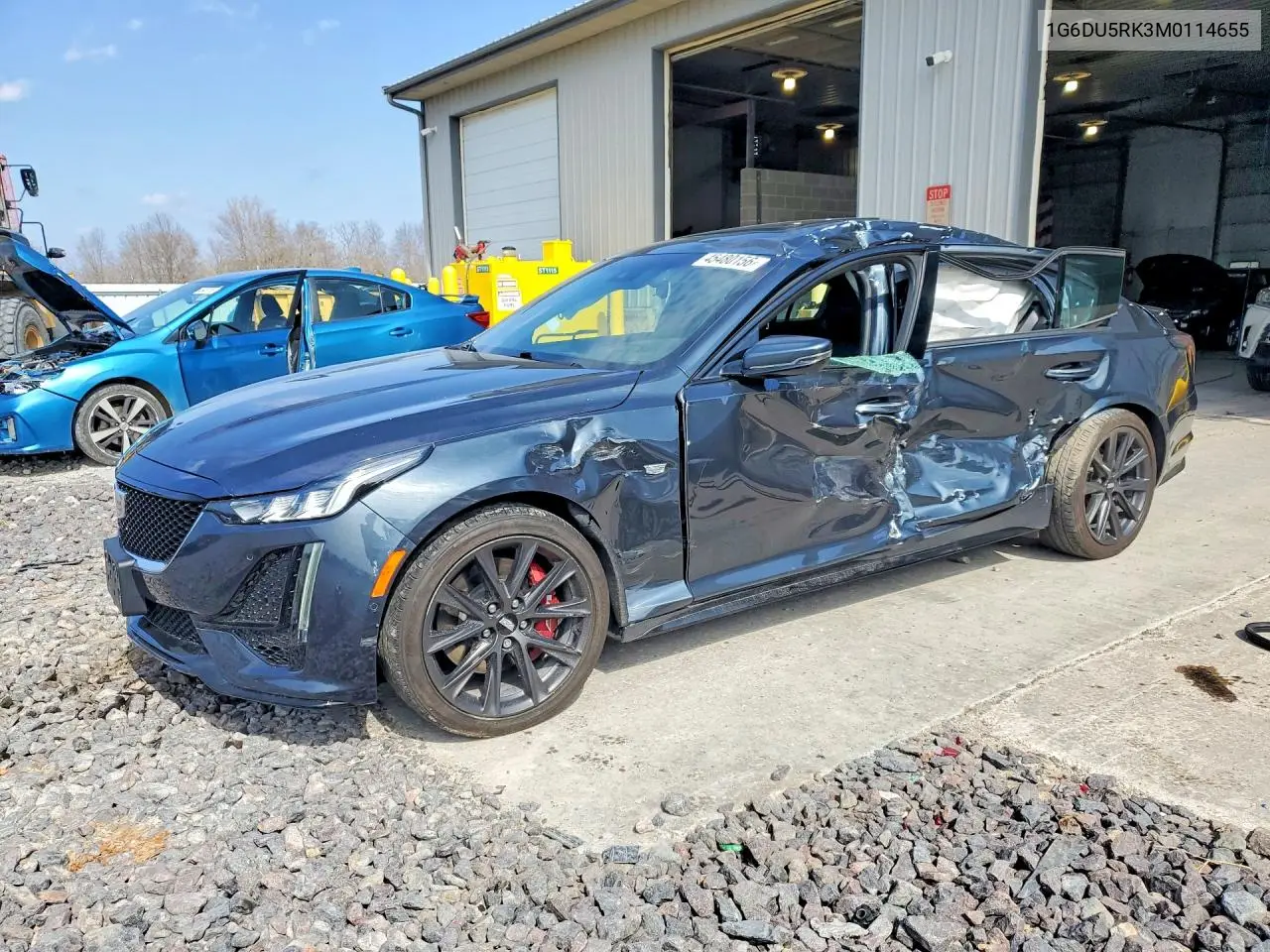 2021 Cadillac Ct5 Sport VIN: 1G6DU5RK3M0114655 Lot: 45480156