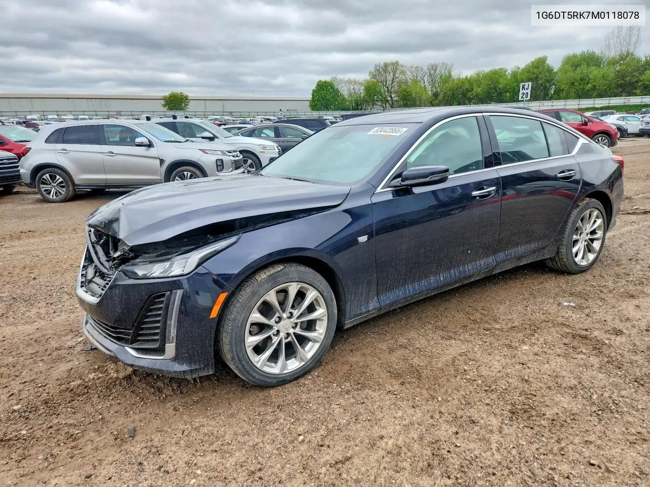 2021 Cadillac Ct5 Premium Luxury VIN: 1G6DT5RK7M0118078 Lot: 53442866