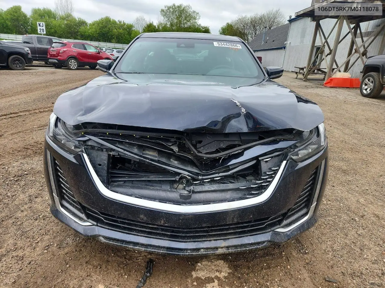 2021 Cadillac Ct5 Premium Luxury VIN: 1G6DT5RK7M0118078 Lot: 53442866