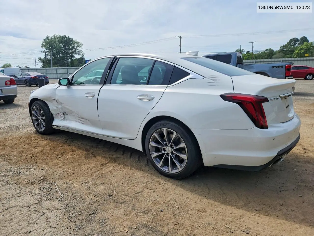 2021 Cadillac Ct5 Premium Luxury VIN: 1G6DN5RW5M0113023 Lot: 53736866