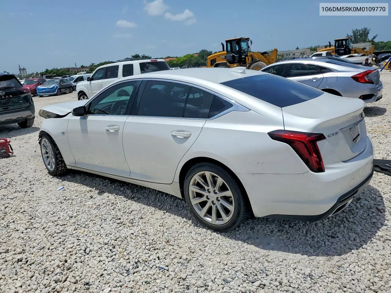 2021 Cadillac Ct5 Luxury VIN: 1G6DM5RK0M0109770 Lot: 60228126
