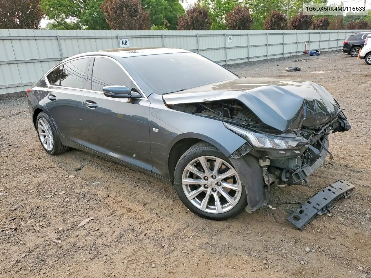 2021 Cadillac Ct5 Luxury VIN: 1G6DX5RK4M0116633 Lot: 60964236