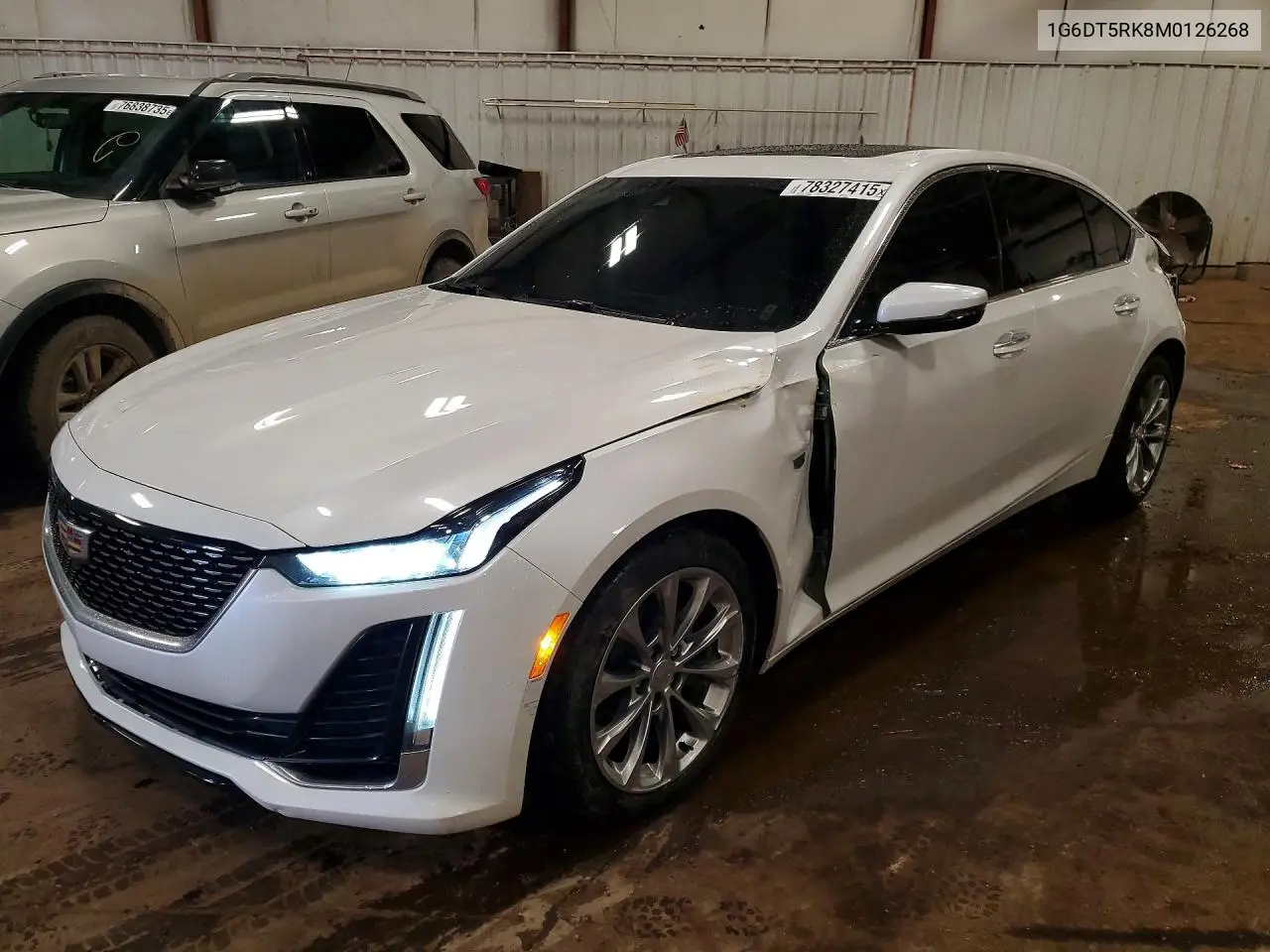 2021 Cadillac Ct5 Premium Luxury VIN: 1G6DT5RK8M0126268 Lot: 78327415