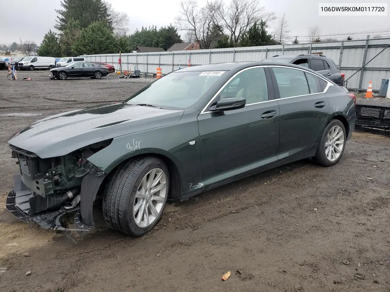 2021 Cadillac Ct5 Luxury VIN: 1G6DW5RK0M0117720 Lot: 91461995