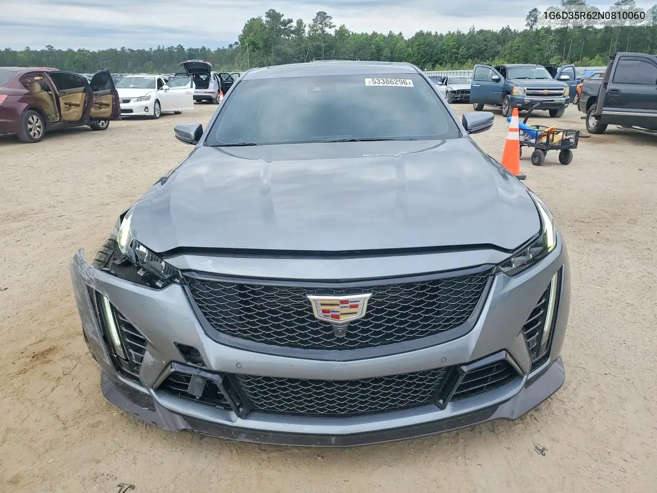 2022 Cadillac Ct5-V Blackwing VIN: 1G6D35R62N0810060 Lot: 53386296