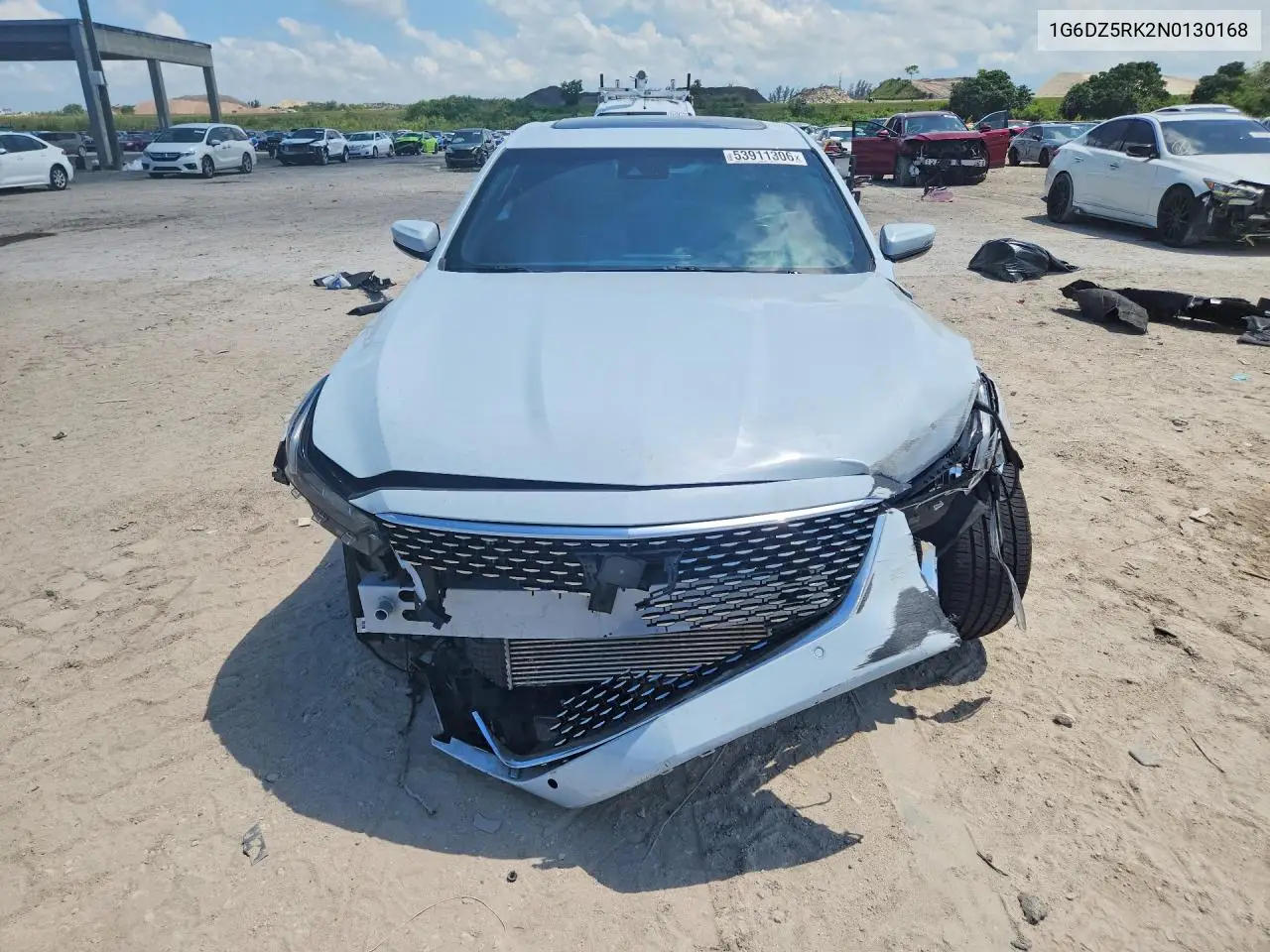 2022 Cadillac Ct5 Premium Luxury Special Edition VIN: 1G6DZ5RK2N0130168 Lot: 53911306