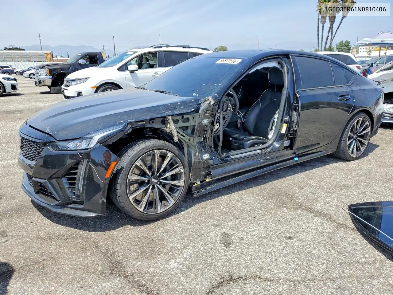 2022 Cadillac Ct5-V Blackwing VIN: 1G6D35R61N0810406 Lot: 56597596