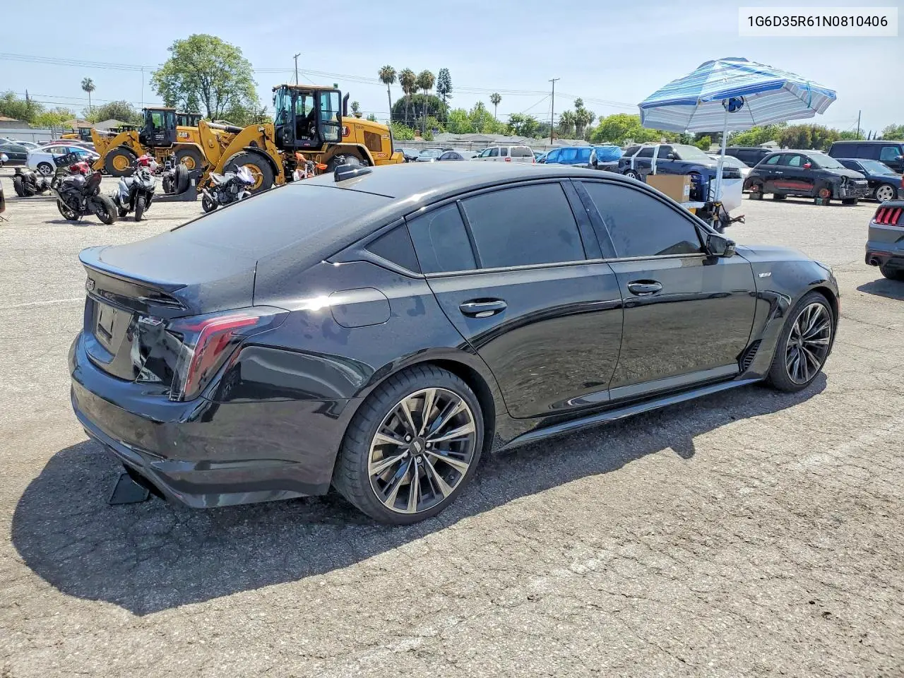 2022 Cadillac Ct5-V Blackwing VIN: 1G6D35R61N0810406 Lot: 56597596