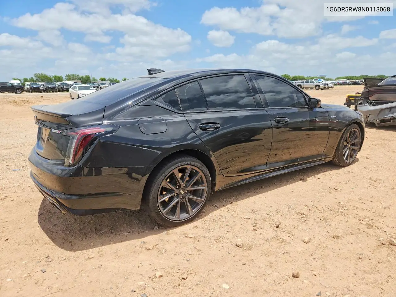 2022 Cadillac Ct5-V VIN: 1G6DR5RW8N0113068 Lot: 58654636