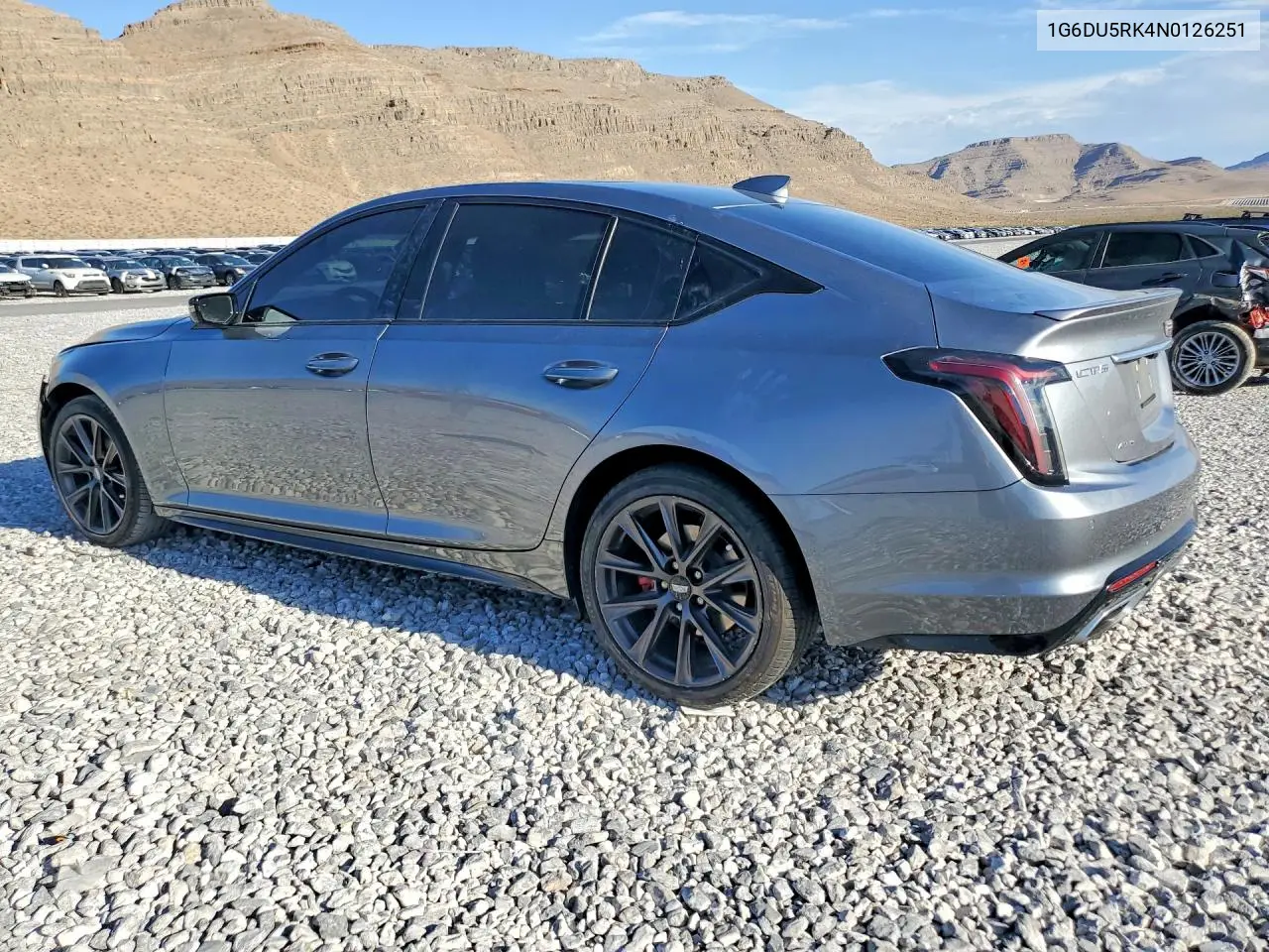 2022 Cadillac Ct5 Sport VIN: 1G6DU5RK4N0126251 Lot: 58696006