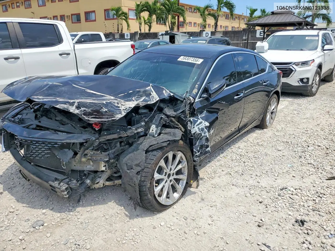 2022 Cadillac Ct5 Premium Luxury VIN: 1G6DN5RK6N0121338 Lot: 59307356