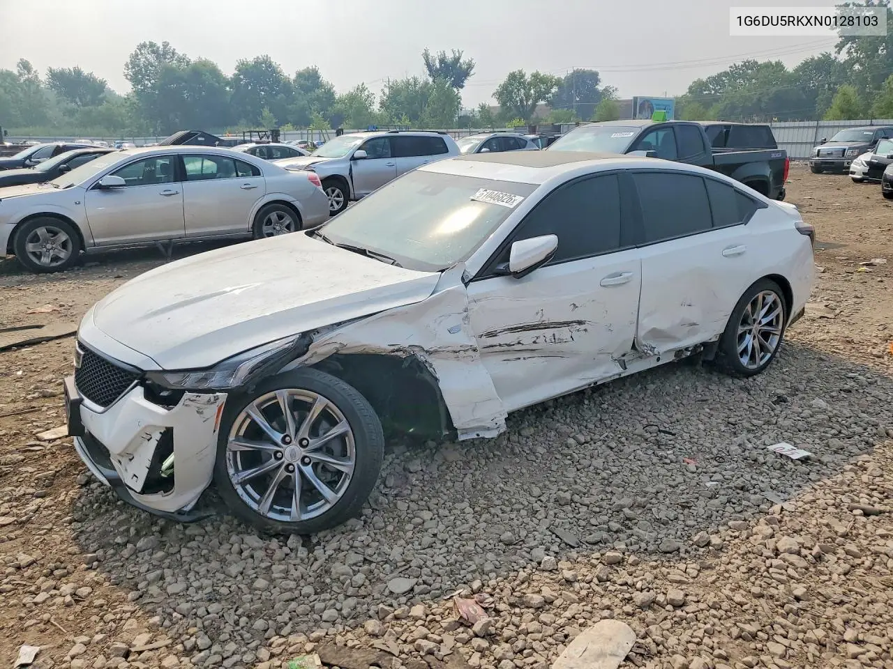 2022 Cadillac Ct5 Sport VIN: 1G6DU5RKXN0128103 Lot: 61046826