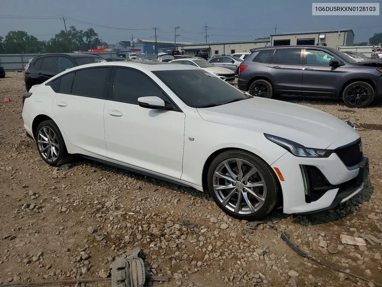 2022 Cadillac Ct5 Sport VIN: 1G6DU5RKXN0128103 Lot: 61046826