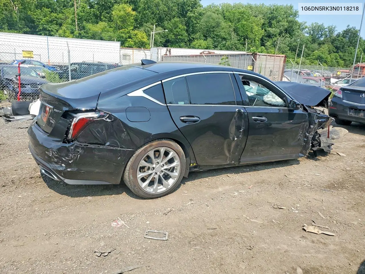 2022 Cadillac Ct5 Premium Luxury VIN: 1G6DN5RK3N0118218 Lot: 61333846