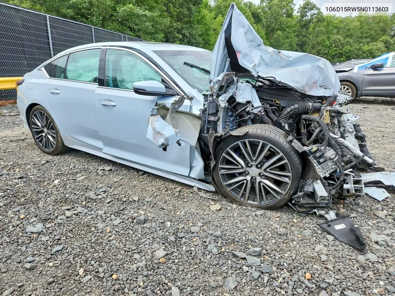 2022 Cadillac Ct5 Premium Luxury Special Edition VIN: 1G6D15RW5N0113603 Lot: 61729476