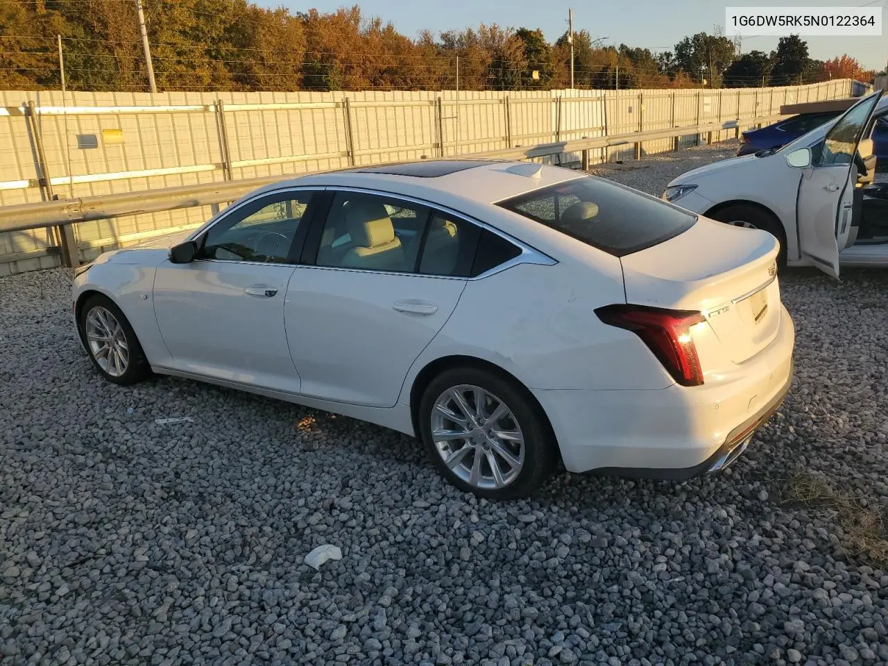 2022 Cadillac Ct5 VIN: 1G6DW5RK5N0122364 Lot: 91414885