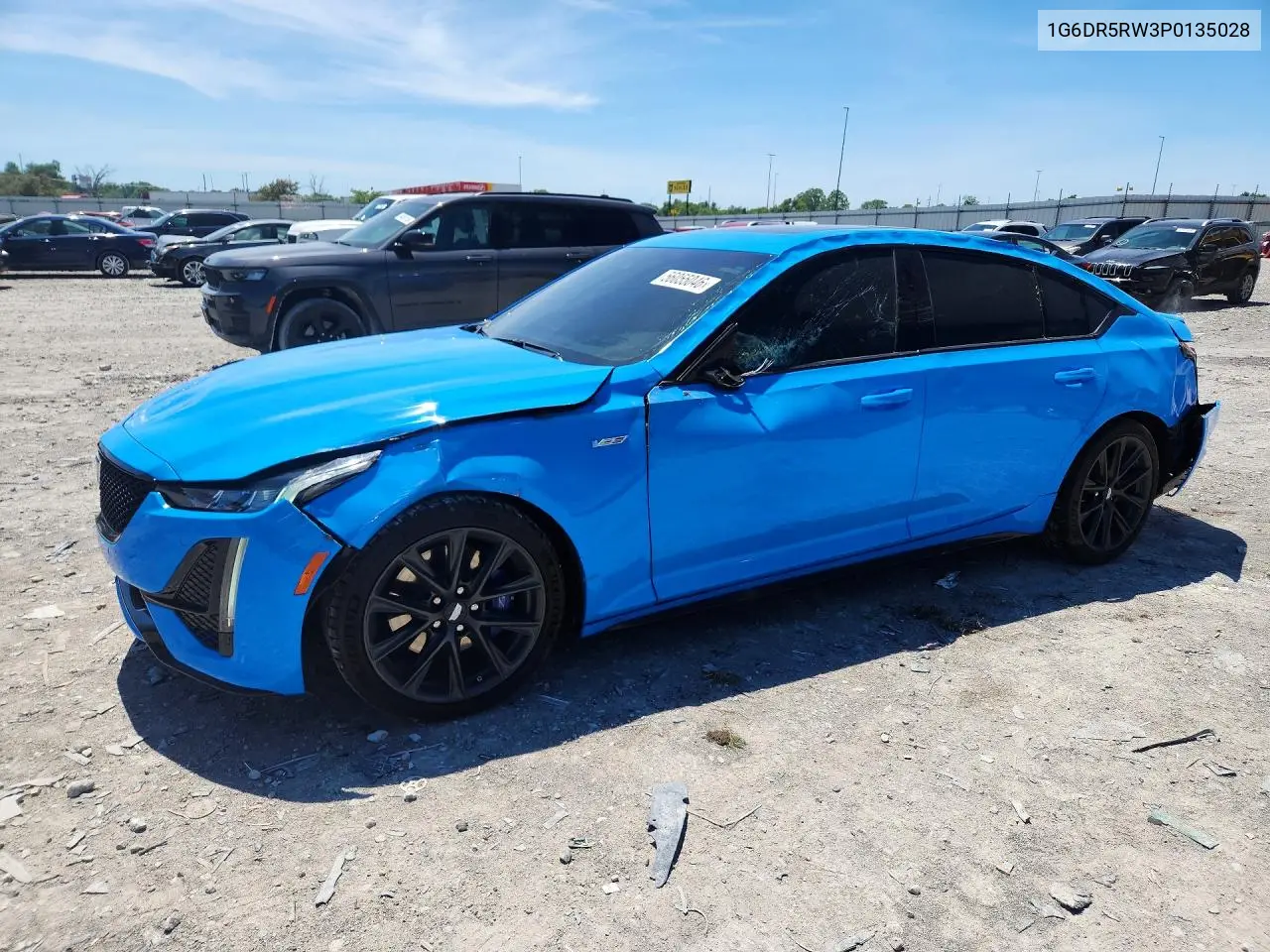 2023 Cadillac Ct5-V VIN: 1G6DR5RW3P0135028 Lot: 56055046