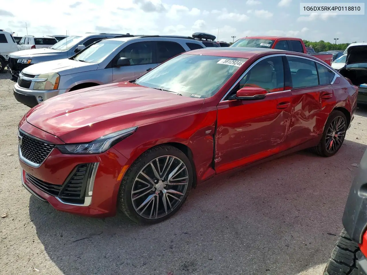 2023 Cadillac Ct5 Luxury VIN: 1G6DX5RK4P0118810 Lot: 59129246