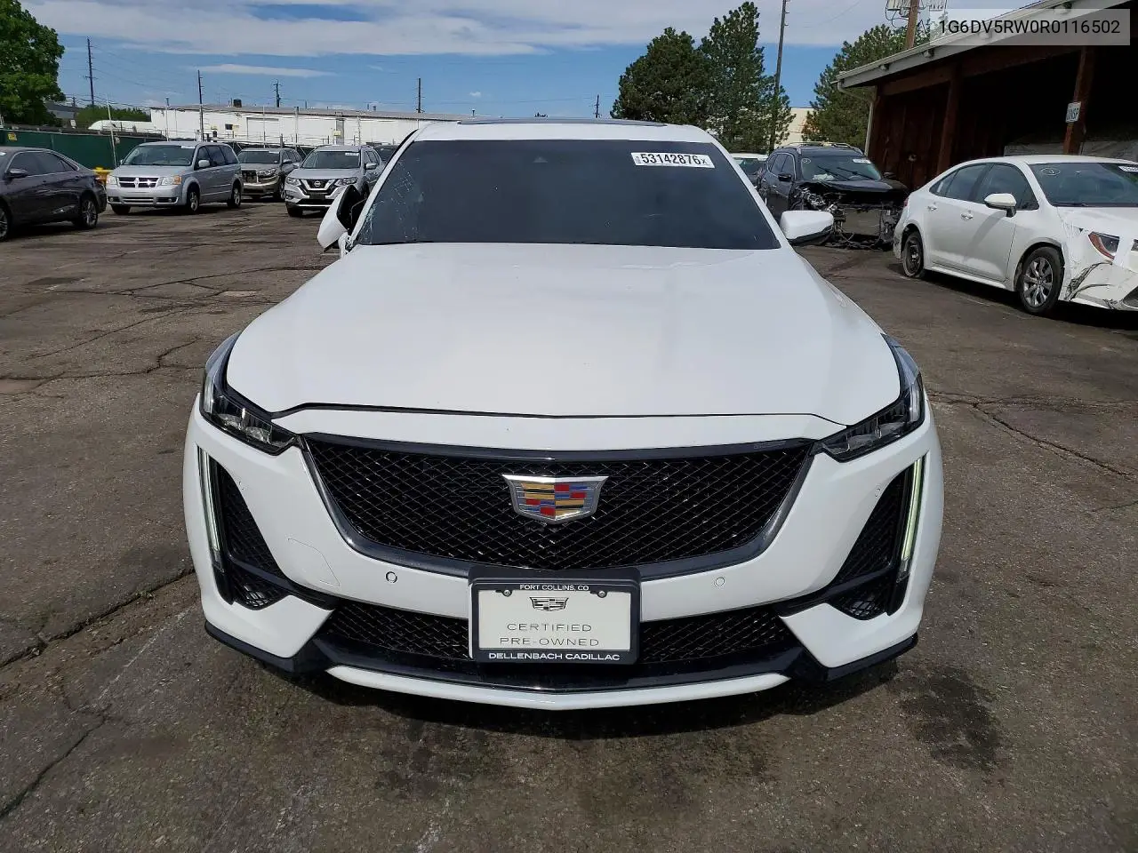 2024 Cadillac Ct5-V VIN: 1G6DV5RW0R0116502 Lot: 53142876