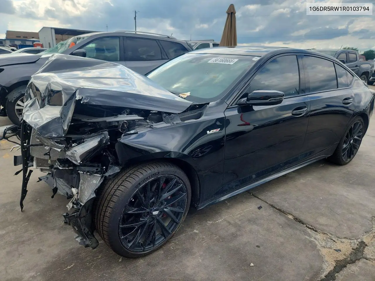 2024 Cadillac Ct5-V VIN: 1G6DR5RW1R0103794 Lot: 56160666