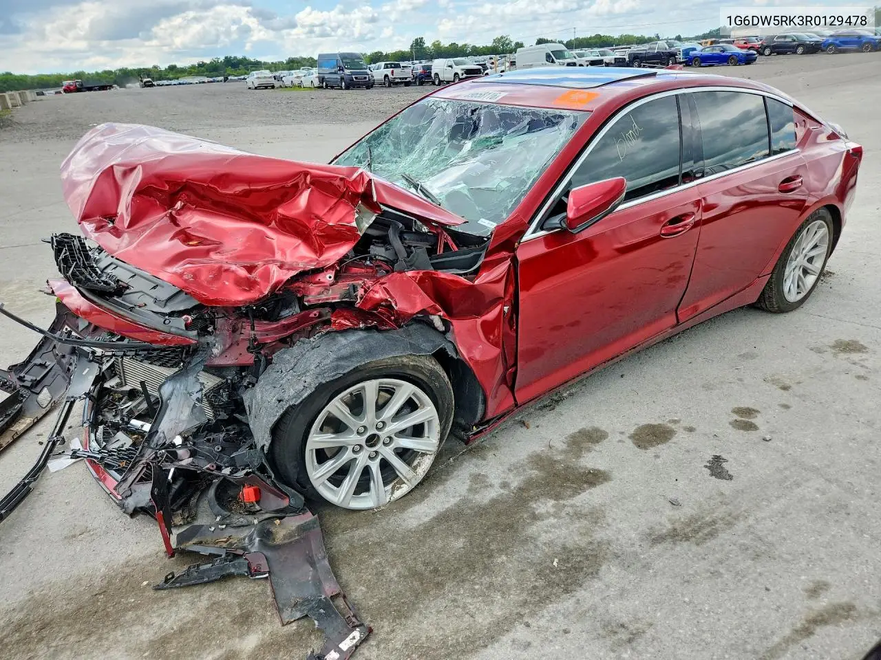 2024 Cadillac Ct5 Luxury VIN: 1G6DW5RK3R0129478 Lot: 59658116