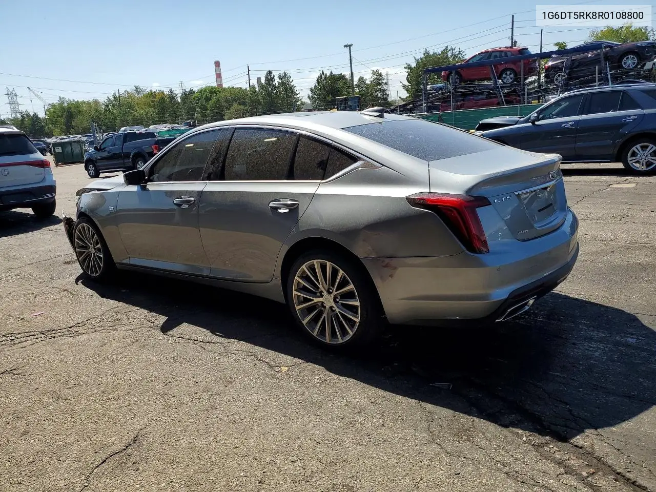 2024 Cadillac Ct5 Premium Luxury VIN: 1G6DT5RK8R0108800 Lot: 60980176