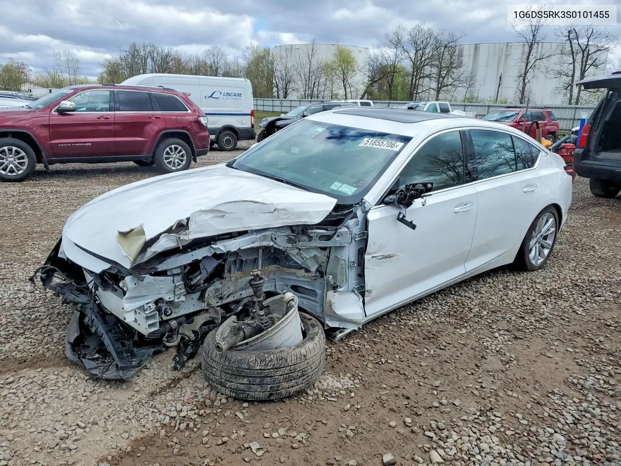 2025 Cadillac Ct5 Premium Luxury VIN: 1G6DS5RK3S0101455 Lot: 51855706