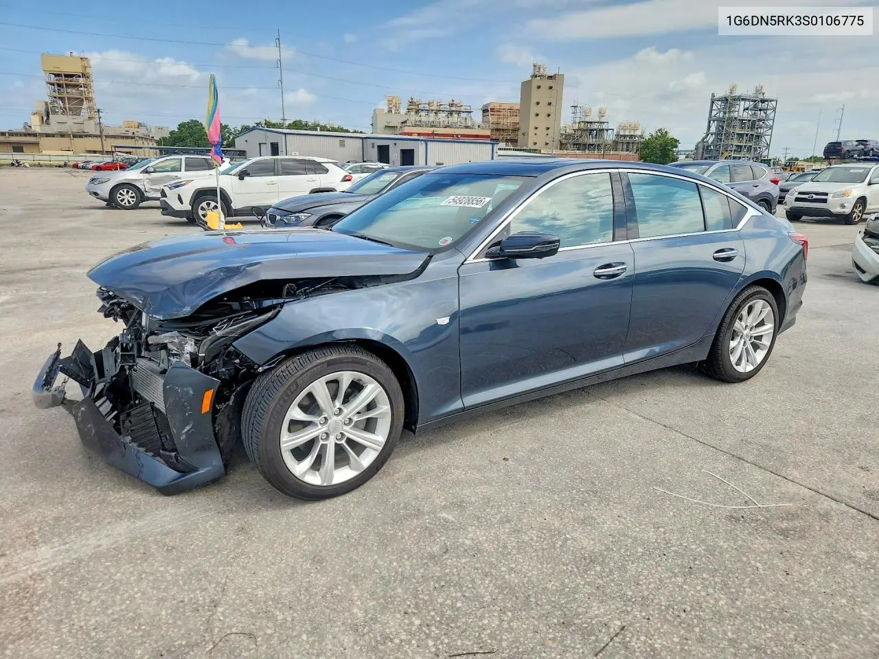 2025 Cadillac Ct5 Premium Luxury VIN: 1G6DN5RK3S0106775 Lot: 54928856