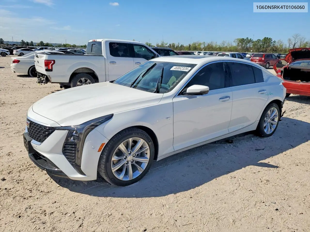 2026 Cadillac Ct5 Premium Luxury VIN: 1G6DN5RK4T0106060 Lot: 46862326