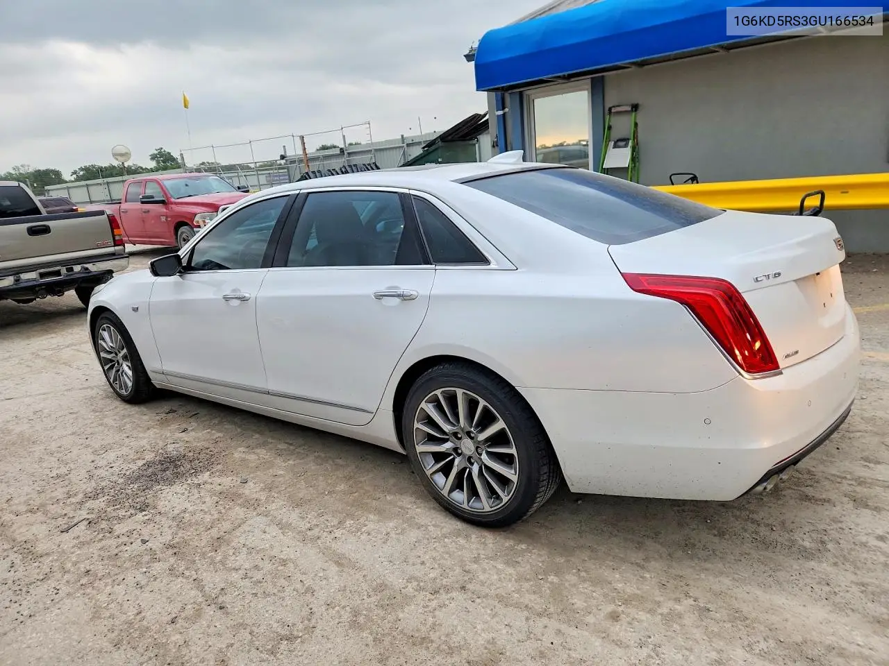 2016 Cadillac Ct6 Luxury VIN: 1G6KD5RS3GU166534 Lot: 53356776
