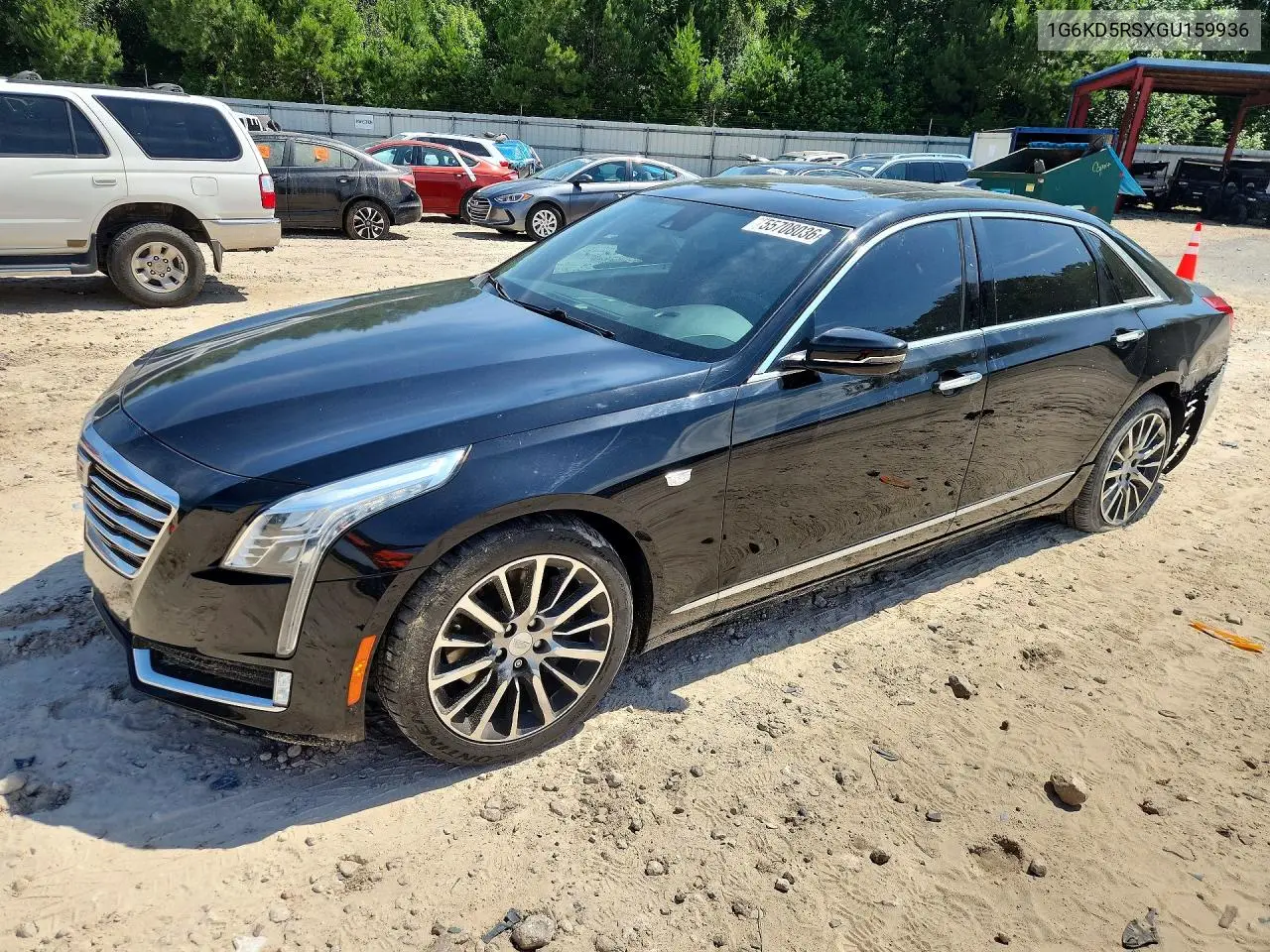 2016 Cadillac Ct6 Luxury VIN: 1G6KD5RSXGU159936 Lot: 55708036