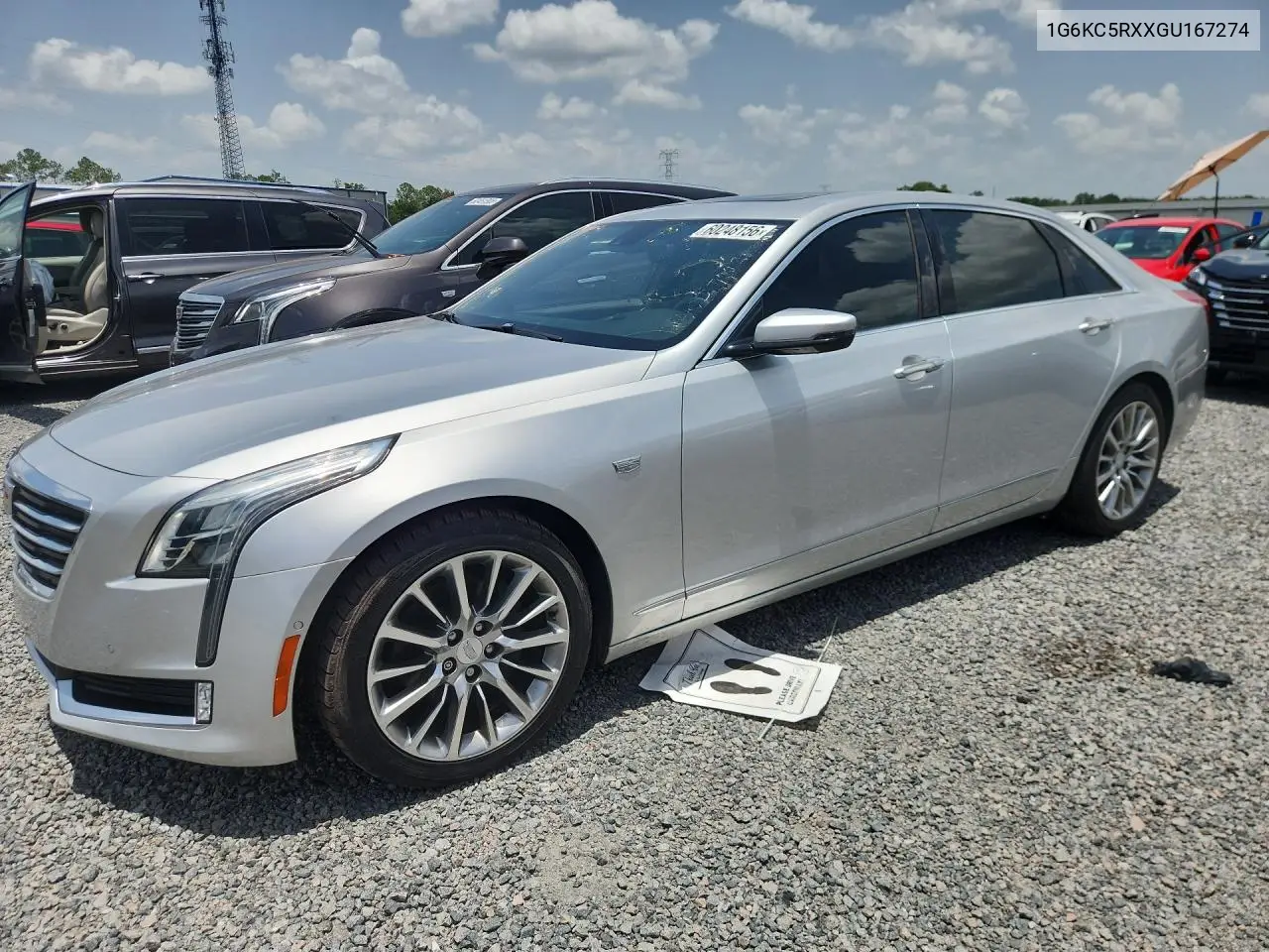 2016 Cadillac Ct6 Luxury VIN: 1G6KC5RXXGU167274 Lot: 60248156