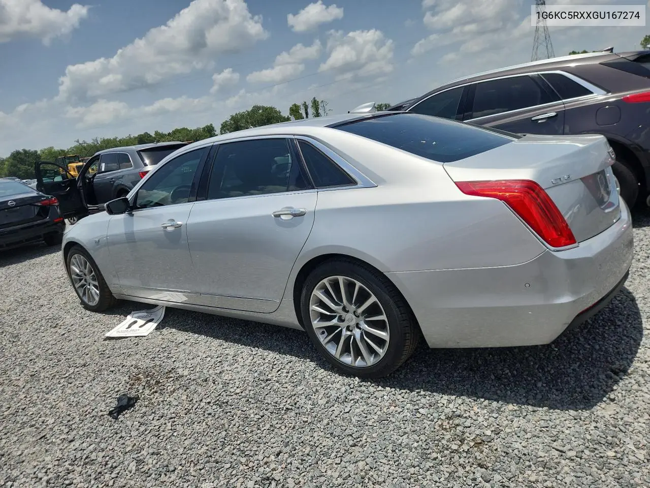 2016 Cadillac Ct6 Luxury VIN: 1G6KC5RXXGU167274 Lot: 60248156