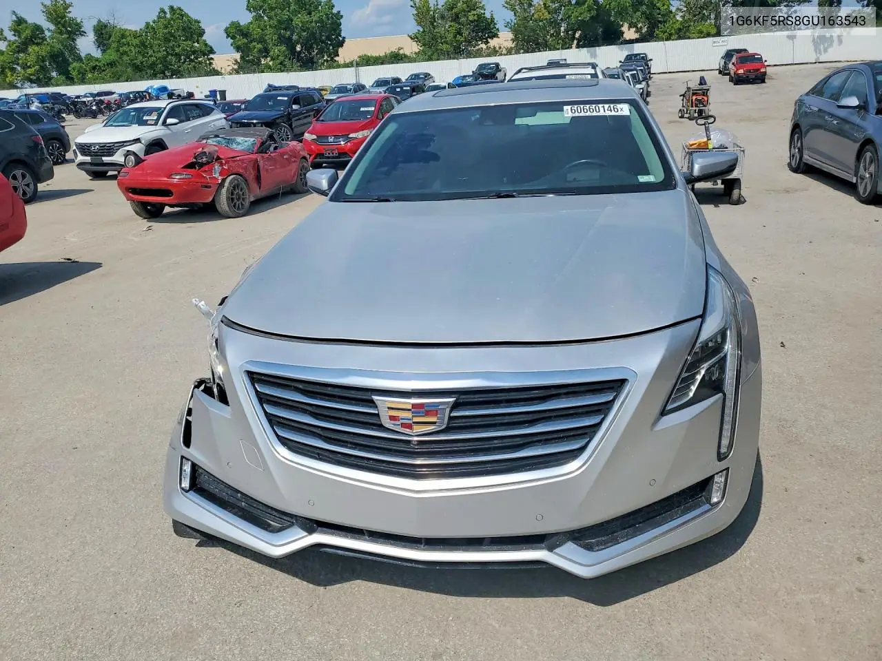2016 Cadillac Ct6 Premium VIN: 1G6KF5RS8GU163543 Lot: 60660146