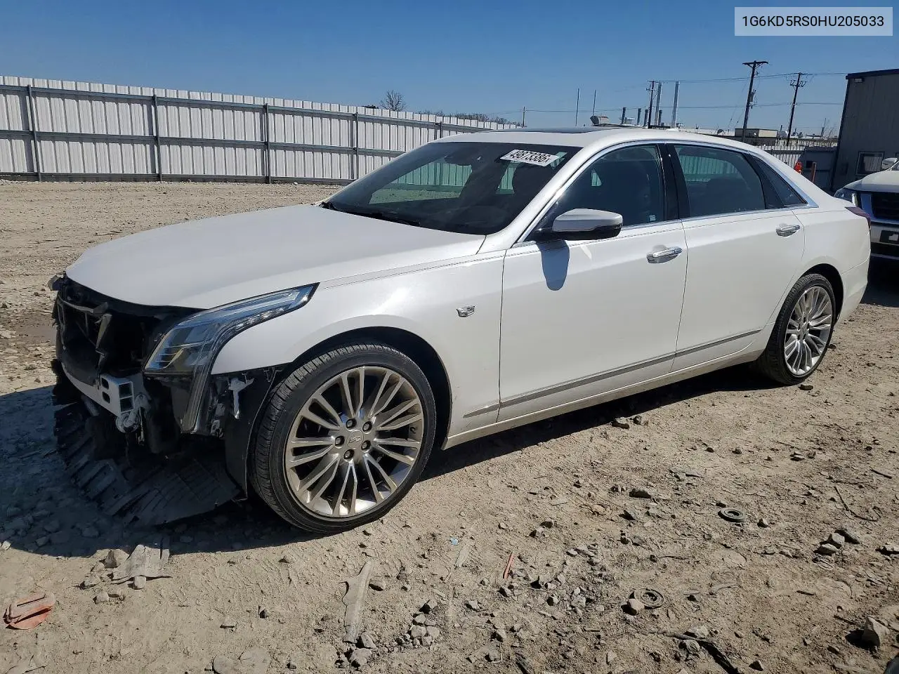 2017 Cadillac Ct6 Luxury VIN: 1G6KD5RS0HU205033 Lot: 49873386