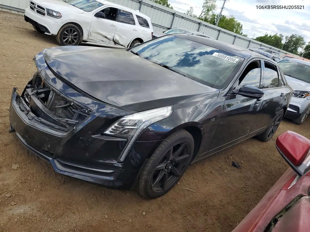 2017 Cadillac Ct6 VIN: 1G6KB5RS5HU205521 Lot: 55591056