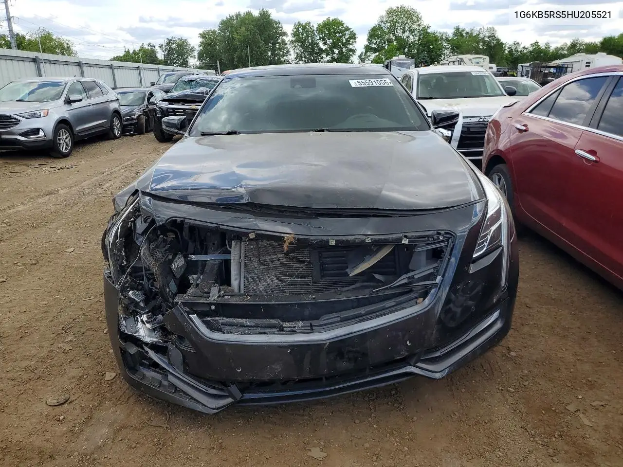 2017 Cadillac Ct6 VIN: 1G6KB5RS5HU205521 Lot: 55591056